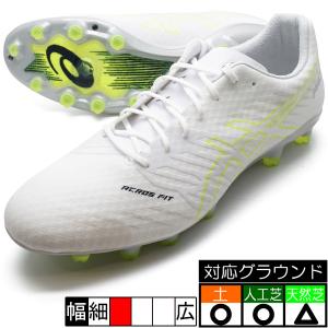 DS LIGHT ACROS PRO 2 アシックス asics 1101A045-102 ホワイト×イエロー サッカースパイク