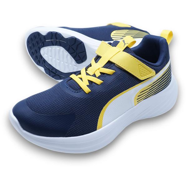 スピード モンスター V5 プーマ PUMA 313960-07 プーマネイビー ジュニア ランニン...