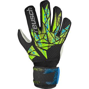 【送料無料】 ロイシュ reusch アトラクト ソリッド ジュニア 5462515-7411 サッカー キーパーグローブ GKグローブ ゴールキーパー ブラック 子供用｜フタバスポーツフットボール店