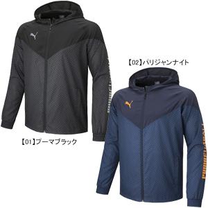 プーマ PUMA FUSSBAL HYBRID ウーブンジャケット 658009 サッカー フットサル ジャージ パーカー トレーニングウェア メンズ