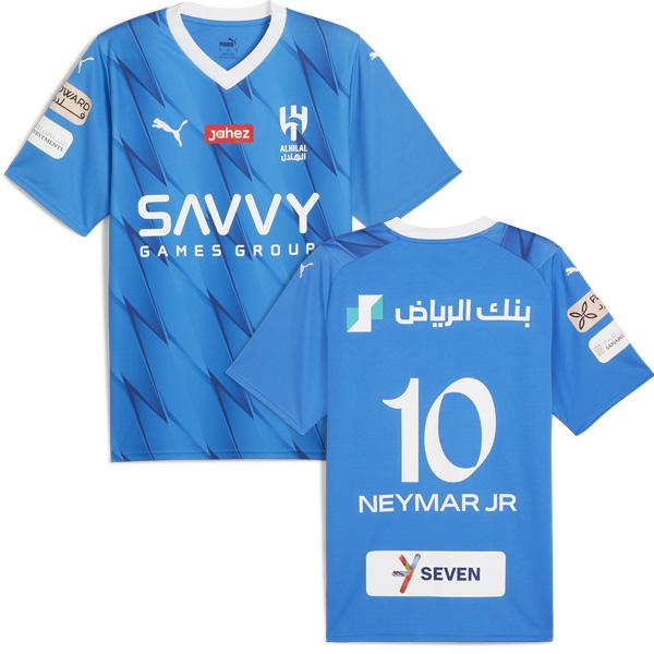 アルヒラル 2024 レプリカ ホーム ユニフォーム No.10 ネイマール 780045-01 サ...