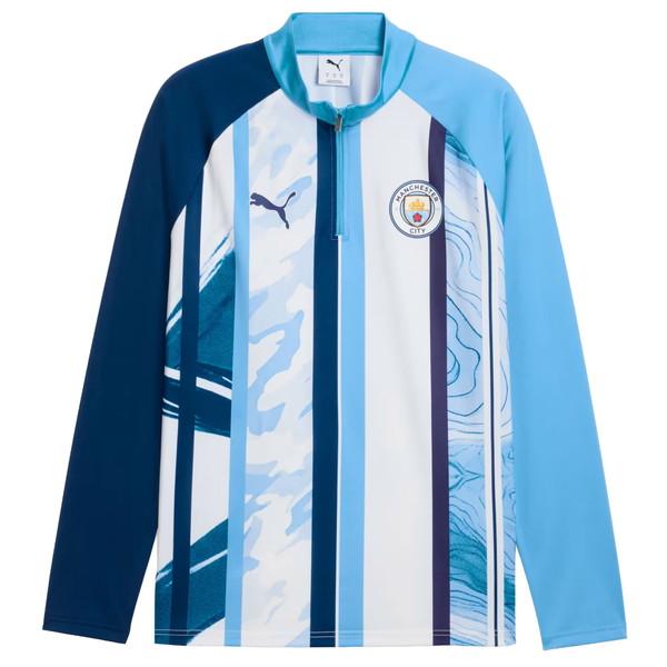 マンチェスターシティ ミニ裏毛 MCFC 2026-27 プレマッチ 1/4 ジップトップ 7862...