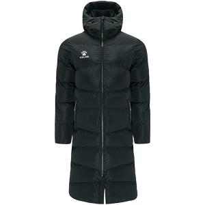 ケルメ KELME 中綿 フーデッド ロングパデッドコート 8061MF1002 サッカー フットサル ジップ フード 肉厚 ベンチコート 防寒 メンズ