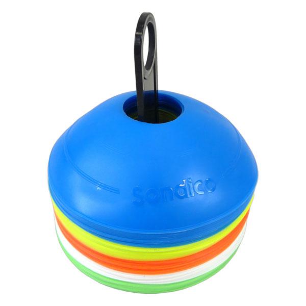 ソンディコ Sondico スペースマーカー 50個セット 5色×10枚入り 840126 サッカー...