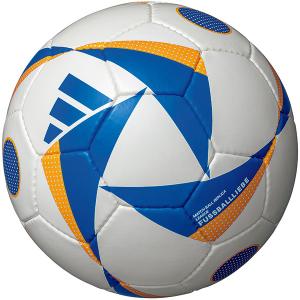 アディダス adidas フースバルリーベ リーグ５号球  白色×青色 AF594WB サッカーボール UEFA EURO2024 公式試合球 レプリカ5号球 別色モデル JFA検定球｜futaba