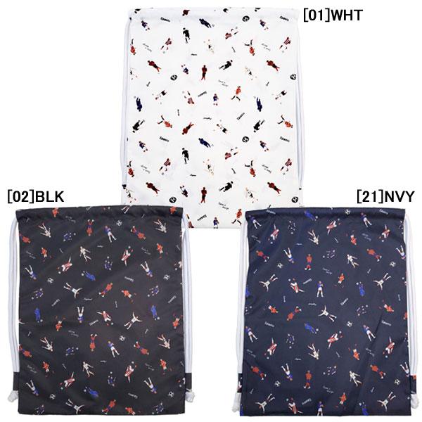 【ネコポス選択可】スパッツィオ SPAZIO レジェンド 総柄 ナップサック2 BG0128 サッカ...