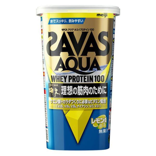 ザバス SAVAS アクア ホエイプロテイン100 レモン風味 294g 14食分 CA1343 サ...