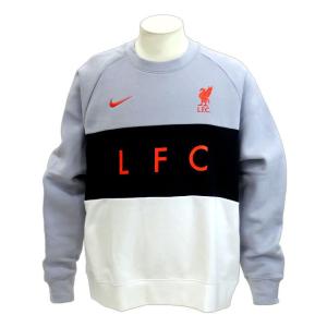 リバプールFC ナイキ メンズ フリース LS クルートップ スウェットシャツ CZ3424-012 サッカー プレミアリーグ 裏起毛 プルオーバー トレーナー