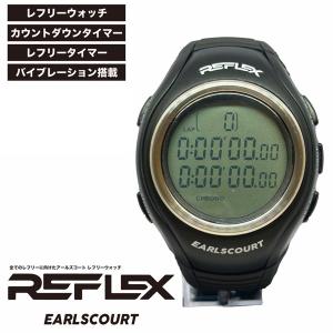 7月1日発売 アールズコート Earls Court レフリーウォッチ REFLEX EC-R008-BK サッカー フットサル 審判用 腕時計 ブラック