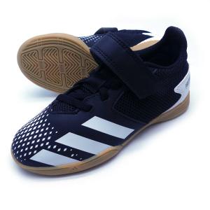 新作 プレデター 20.4 IN サラ J ベルクロ アディダス adidas FW9226 ブラック×ホワイト ジュニア フットサルシューズ インドア