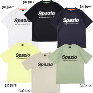 【ネコポス送料無料】 スパッツィオ spazio 全胸ロゴ プラシャツ GE-0781 サッカー フットサル プラクティスシャツ Tシャツ 練習着 メンズ レディース 男女兼用｜futaba