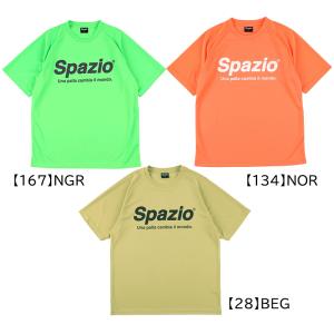 【ネコポス送料無料】 スパッツィオ SPAZIO ジュニア 全胸ロゴ プラシャツ GE0782-28 サッカー フットサル 半袖 プラクティスシャツ 練習着 子供用 110cm-160cm｜futaba