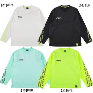 スパッツィオ Spazio ロゴストライプマテリアルMIXロングプラシャツ GE-0853 サッカー フットサル プラクティスシャツ 長袖 練習着 メンズ