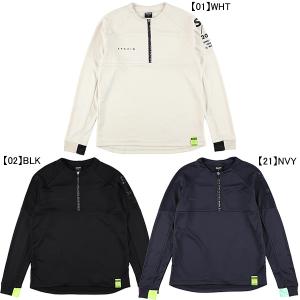 スパッツィオ spazio ハーフジップミッドトレーニングトップ