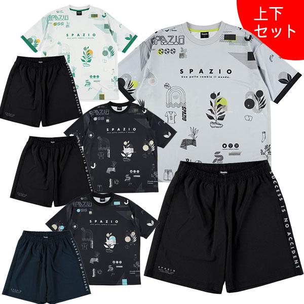 【上下セット】スパッツィオ Spazio オーバーサイズ プラシャツ メッシュプラパン  GE109...