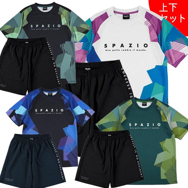 【上下セット】スパッツィオ Spazio ジオメトリー プラシャツ メッシュプラパン GE1111/...