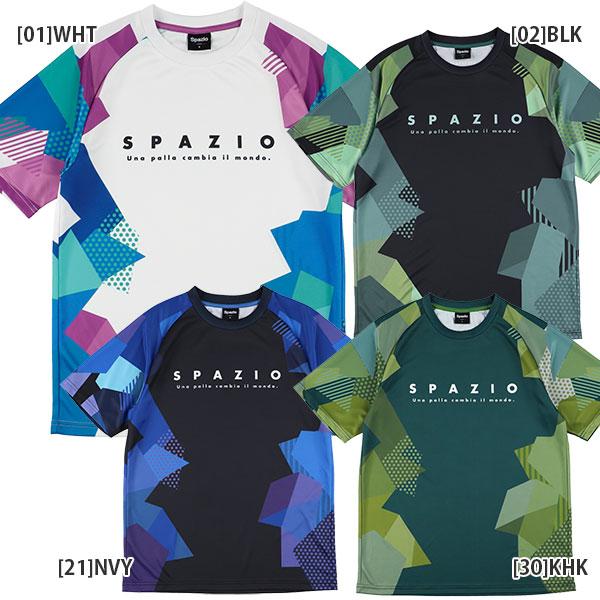 【ネコポス送料無料】スパッツィオ Spazio ジオメトリー プラクティスシャツ GE1111 サッ...