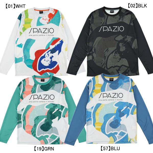 【ネコポス送料無料】 スパッツィオ Spazio ペイント グラフィック ロンプラ GE-1118 ...