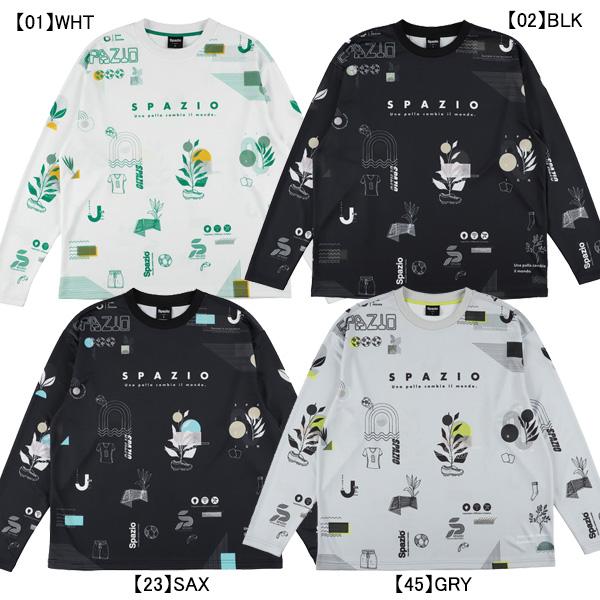 【ネコポス送料無料】 スパッツィオ Spazio オーバーサイズ ロンプラ GE-1128 サッカー...