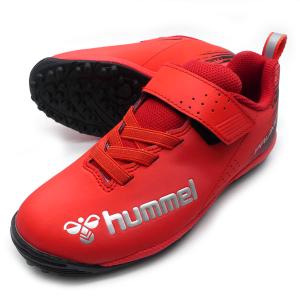 プリアモーレ 6 V TF JR ヒュンメル hummel HJS2129-3590 オレンジ×ブラック ジュニア トレーニングシューズ ベルクロ マジックテープ