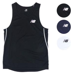 【ネコポス選択可】ニューバランス New balance レーシングシャツ ランニングシャツ JMTR9052 ノースリーブ タンクトップ メンズ