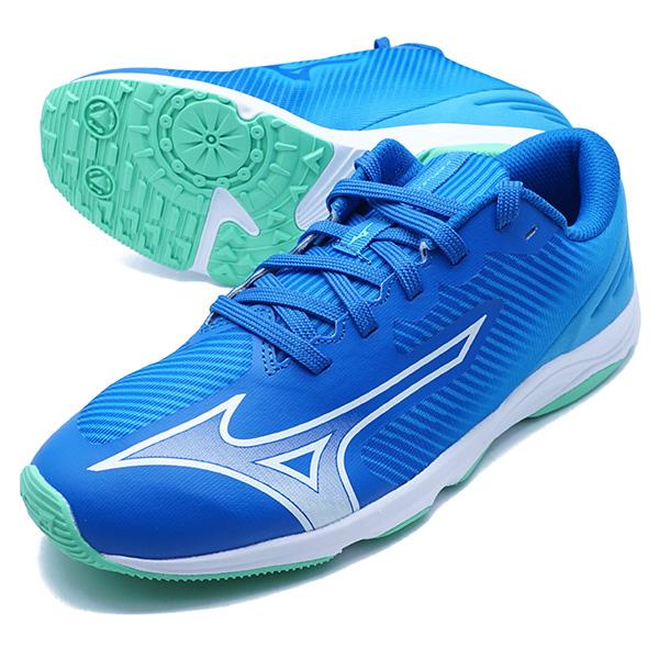 【送料無料】 スピードスタッズ4 ミズノ mizuno K1GC2425-10 ブルー ホワイト ジ...