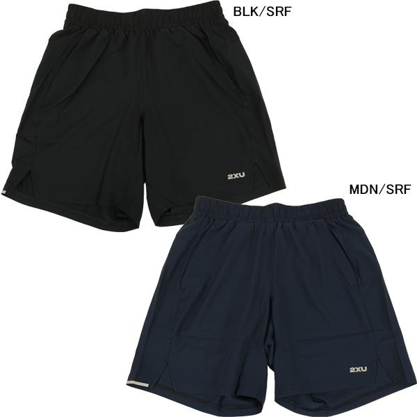 【ネコポス送料無料】 ツータイムズユー 2XU エアロ 5インチ ショーツ MR7703B ランニン...