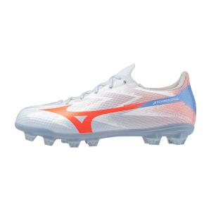 ミズノアルファ3 SELECT Jr ミズノ mizuno P1GB266522 ホワイト オレンジ ブルー ジュニア サッカースパイク