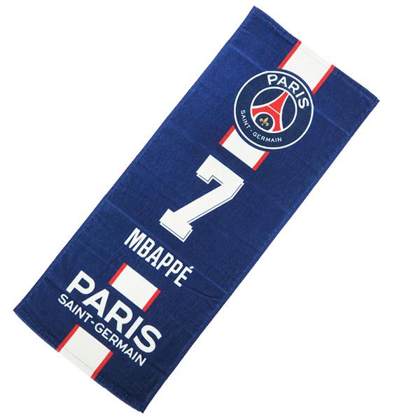 【ネコポス送料無料】 パリサンジェルマン オフィシャル フェイスタオル No.7 エンバペ PSG5...