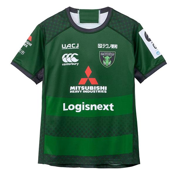 三菱重工相模原ダイナボアーズ 1STレプリカジャージー RLM32611L ラグビー フォレストグリ...