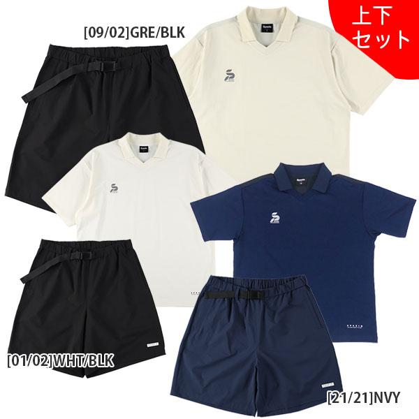 【上下セット】 スパッツィオ Spazio Jr.スキッパーポロ ギアショーツ 上下 TP0649-...