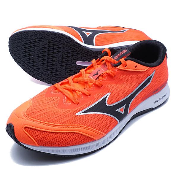 デュエルソニック4 ミズノ mizuno U1GD2570-06 レッド 軽量 ランニングシューズ ...