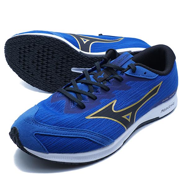 デュエルソニック4 ワイド ミズノ mizuno U1GD2571-21 ブルー 軽量 ランニングシ...