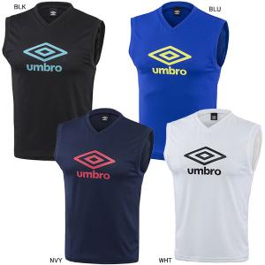 【ネコポス選択可】 アンブロ umbro ジュニア JR TR N/S プラシャツ UUJPJA66 サッカー フットサル ノースリーブ インナーシャツ 練習着 子供用｜futaba