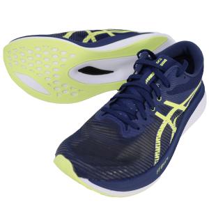 アシックス asics レディース ランニングシューズ MAGIC SPEED 3 マジックスピード3 1012B518-400 マラソン ジョギング ネイビー｜futabaathlete