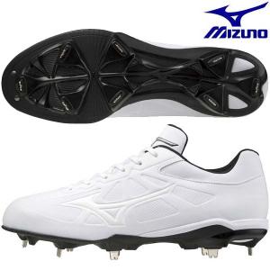 ライトレボバディー MIZUNO ミズノ 11GM212101 野球 樹脂底スパイク メンズ ホワイトxホワイト 中学部活 シニア 高校野球 白スパ 新入部 おすすめ｜futabaathlete