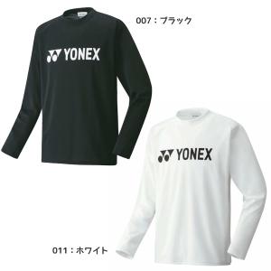 YONEX ヨネックス ソフトテニス バドミントンウェア ユニロングスリーブTシャツ 16158 メンズ レディース 長袖トップス｜futabaathlete