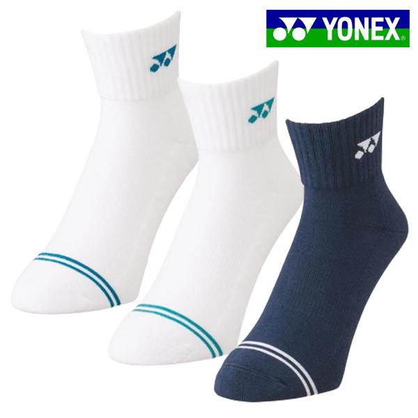 ヨネックス YONEX テニス メンズ バドミントン ソックス メンズ アンクルソックス ３足セット...