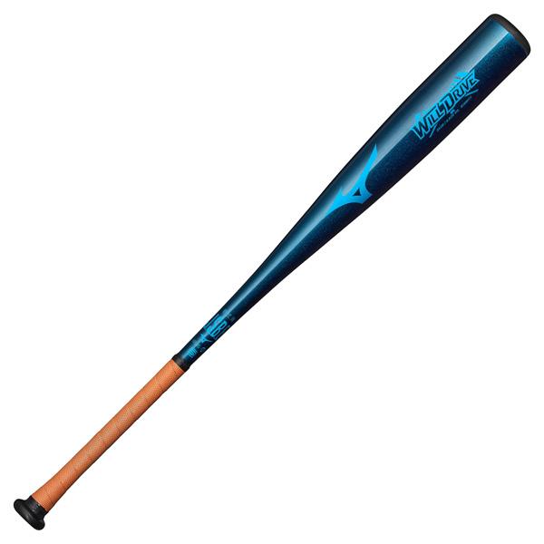ミズノ MIZUNO 野球 軟式バット 軟式用ウィルドライブ ブルー 金属製 83cm／平均570g...