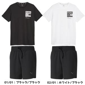 プーマ PUMA  メンズ トレーニング ウエア 上下セット グラフィック Tシャツ ウルトラムーブ ショーツ 524656-522936Tシャツ ショートパンツ｜futabaathlete