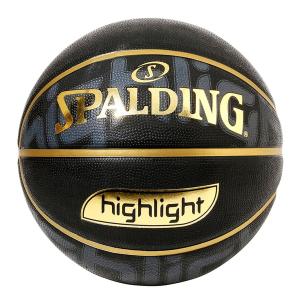 スポルディング SPALDING バスケットボール ゴールドハイライト ラバー 5号球 84-525J｜futabaathlete