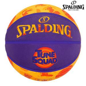 スポルディング SPALDING バスケットボール 5号球 バスケットスペース・ジャム テューン・スクワッド イエロー 84-602Z ミニバス 小学生 ゴムボール 外用｜futabaathlete