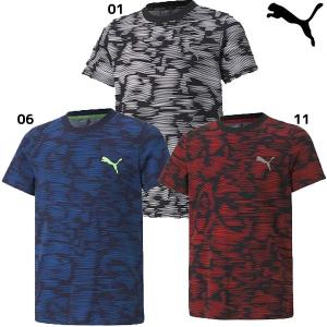 【ネコポス送料無料】Tシャツ 半袖Tシャツ ジュニア プーマ PUMA 通学 普段着 子供用 ワンポイント キッズTシャツメール便 送料無料｜futabaathlete