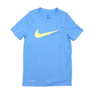 ナイキ NIKE ジュニア Tシャツ 半袖 吸汗速乾 ドライフィット 運動 YTH レッグスウッシュ AR5307-412 子供 水色 特価