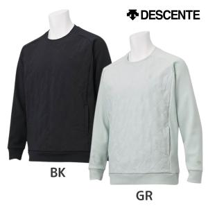 DAYSクルーネックシャツ スウェットトレーナー デサント DESCENTE メンズ レディース DMMSJC20 ルーズシルエット ジャージジャケット　防風｜futabaathlete