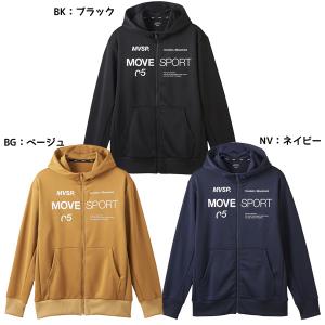 デサント DESCENTE ライトスムーススウェット オーセンティックロゴ フルジップフーディー DMMWJF20 メンズ パーカー ムーブスポーツ｜futabaathlete