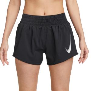 ナイキ NIKE ウィメンズ 女性用 スウッシュ VENEER VE ショート インナー付き ランニング マラソン ウェア DX1032-010｜futabaathlete