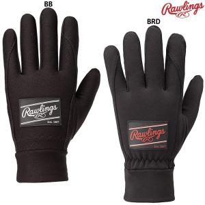 【ネコポス送料無料】RAWLINGS ローリングス EAC12F02 パッチロゴフリース手袋 ジュニア グローブ 手袋 冬用 防寒 子供用　フリーサイズ｜futabaathlete