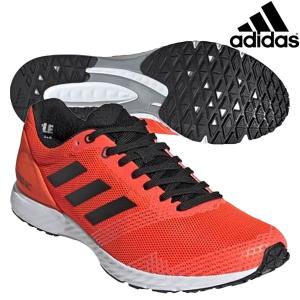 アディダス adidas adizero RC EF0719 メンズ レディース 男女兼用 ランニングシューズ ジョギング ラントレ トラック 駅伝 練習 部活 通学 レッド ブラック｜futabaathlete