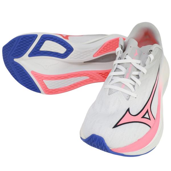ミズノ MIZUNO レディース ランニングシューズ WAVEREBELLIONFLASH 3 ウエ...